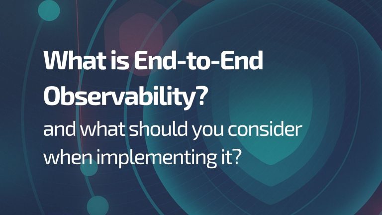 IT application and infrastructure monitoring - monitoring